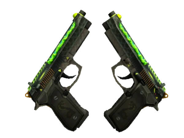 Dual Berettas | Cobra Strike (Minimal Wear)