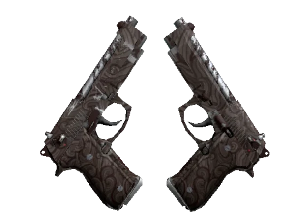 Dual Berettas | Pyre (Well-Worn)