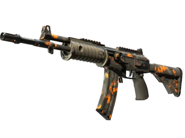 Galil AR | Orange DDPAT (Well-Worn)