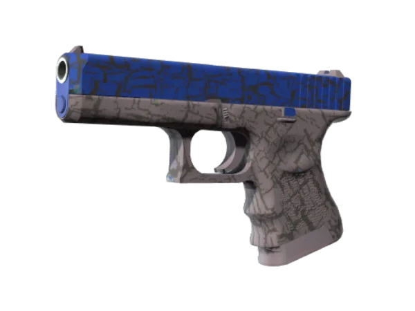Glock-18 | Blue Fissure (Minimal Wear)