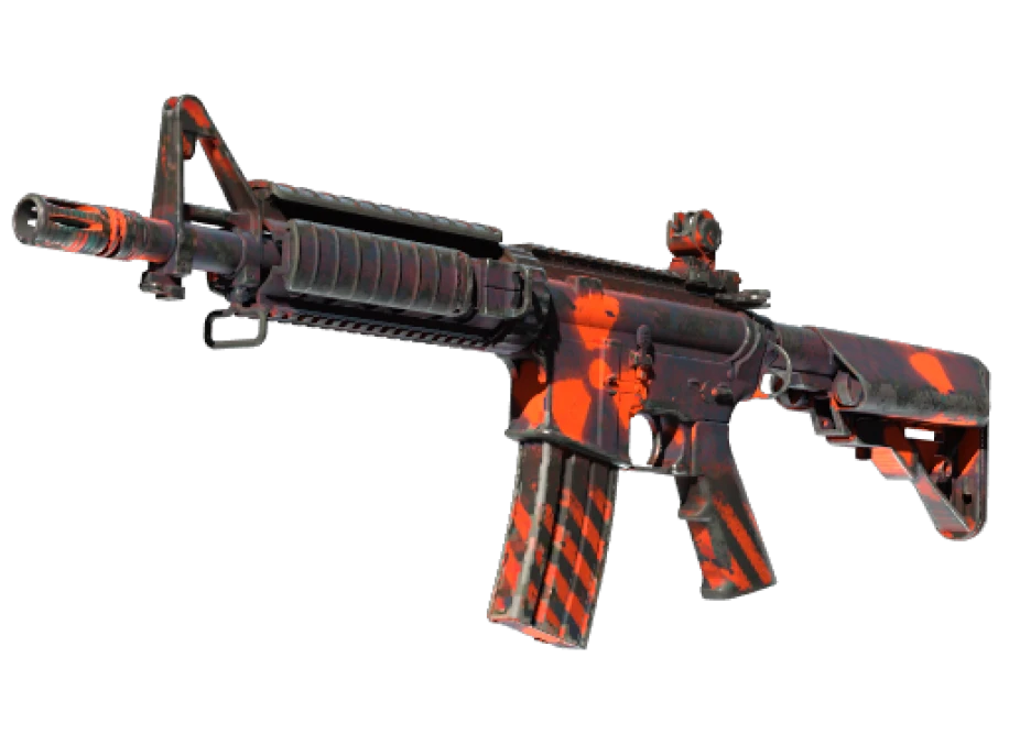 M4A4 | Radiation Hazard (Well-Worn)