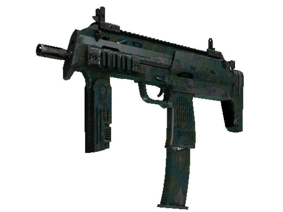 MP7 | Teal Blossom (Well-Worn)