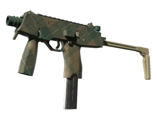 MP9 | Green Plaid (Minimal Wear)