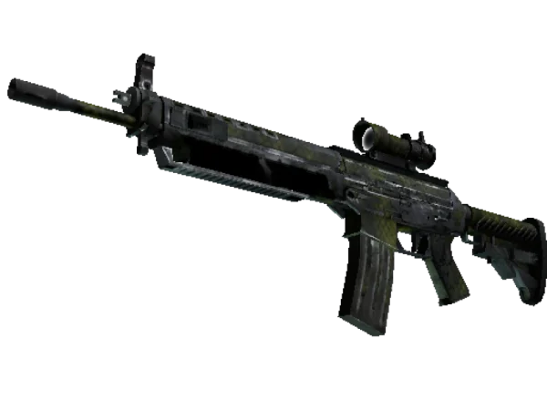 SG 553 | Gator Mesh (Battle-Scarred)