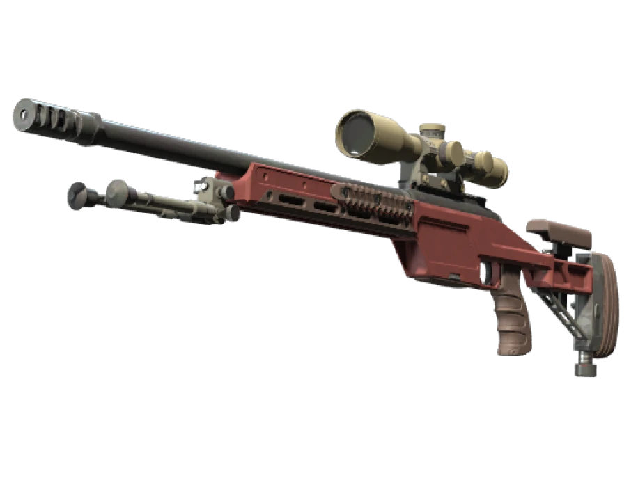 SSG 08 | Red Stone (Factory New)