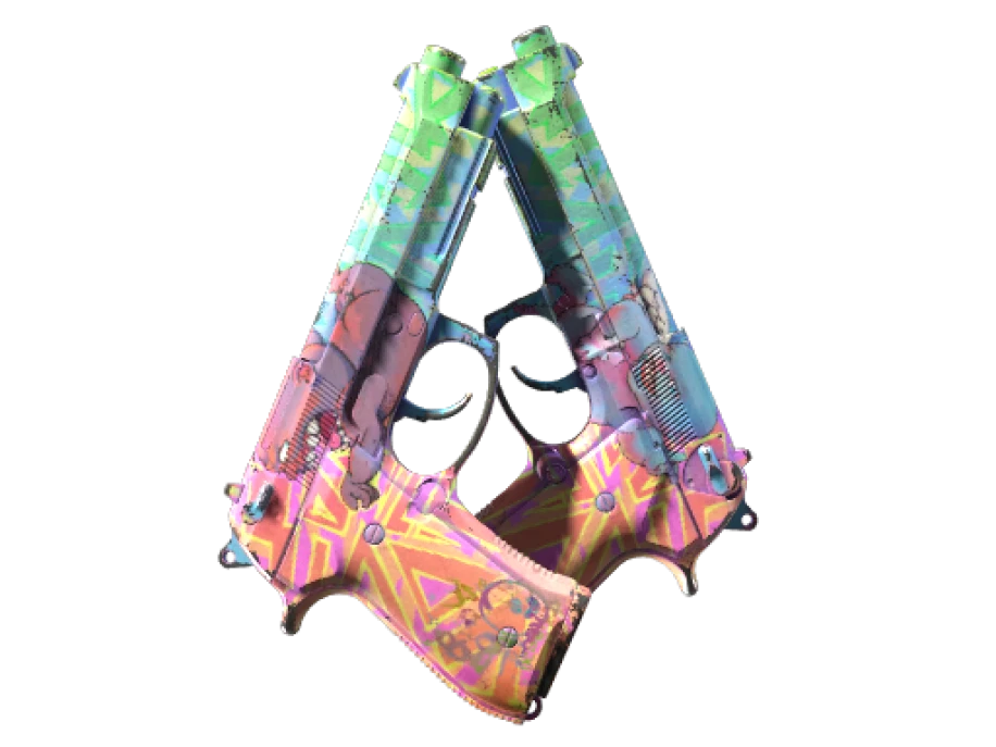 Souvenir Dual Berettas | Sweet Little Angels (Well-Worn)