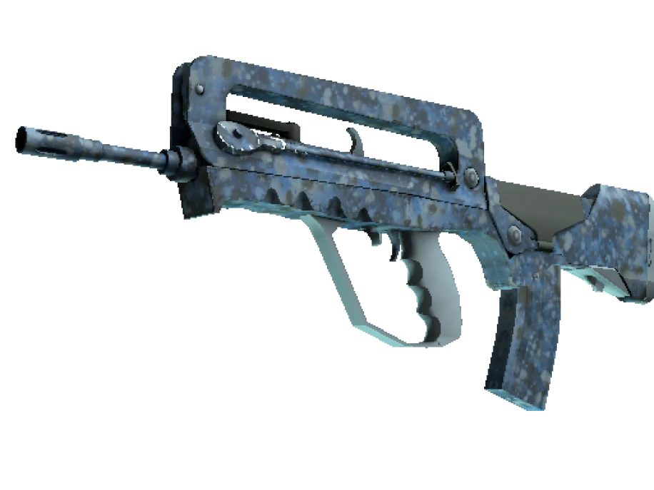 Souvenir FAMAS | Cyanospatter (Minimal Wear)