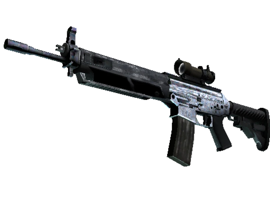 Souvenir SG 553 | Damascus Steel (Minimal Wear)