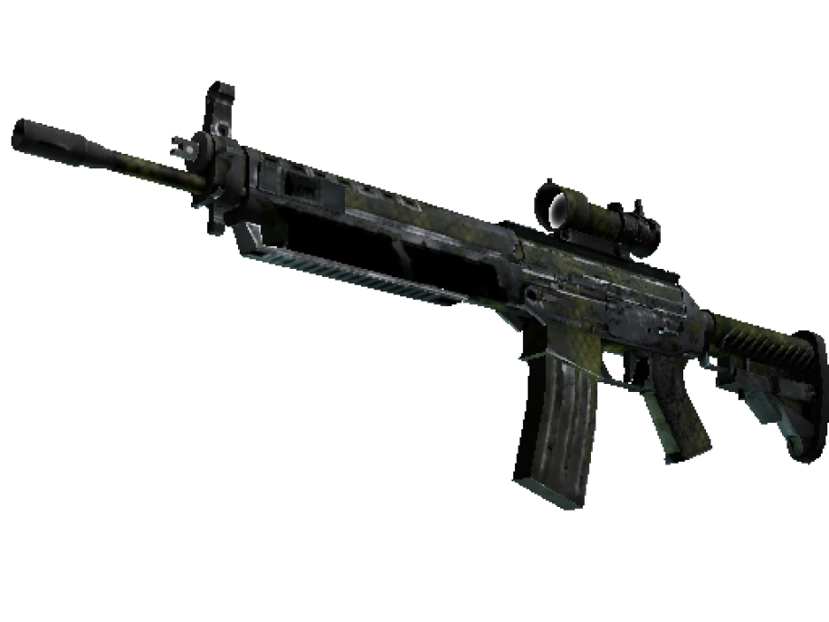 Souvenir SG 553 | Gator Mesh (Battle-Scarred)