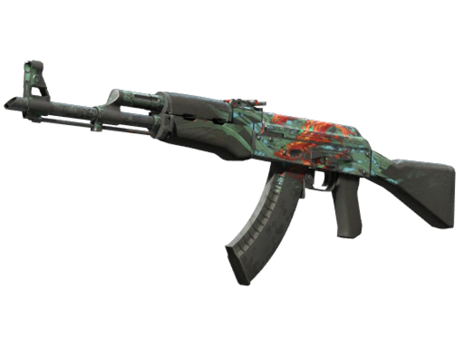 StatTrak™ AK-47 | Aquamarine Revenge (Battle-Scarred)