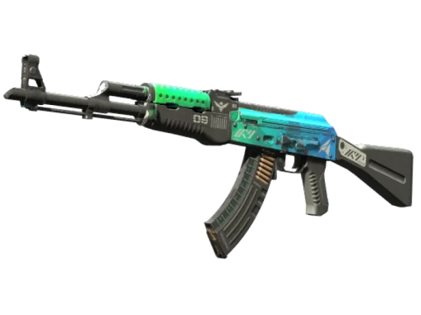 StatTrak™ AK-47 | Ice Coaled (Well-Worn)