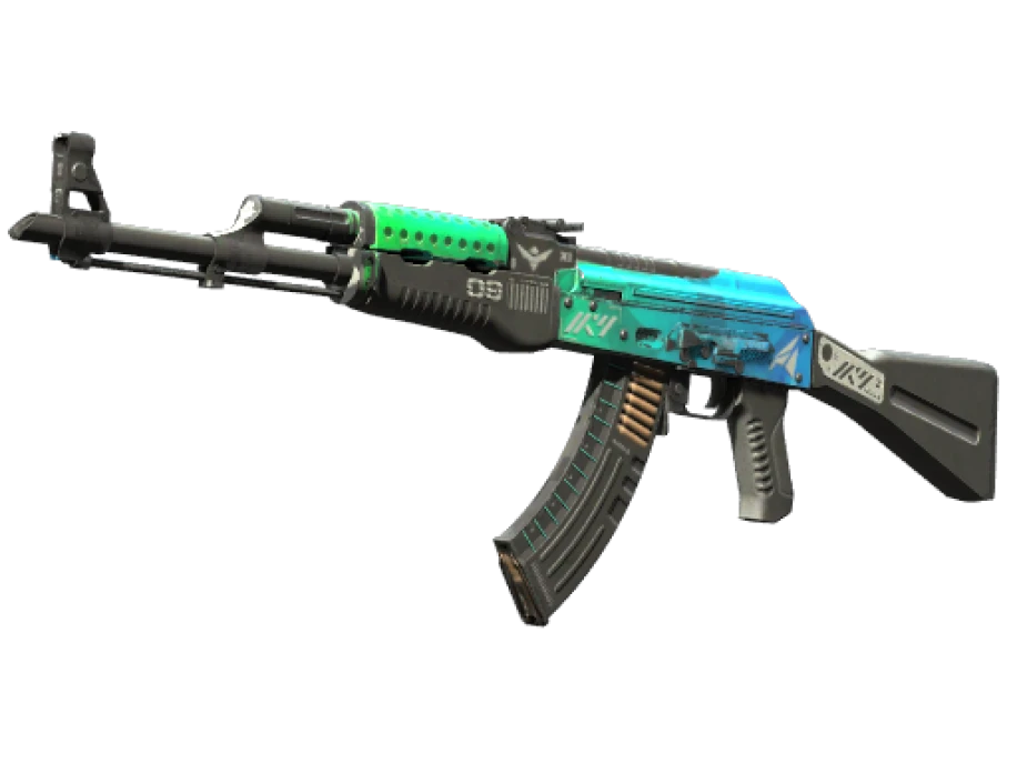 StatTrak™ AK-47 | Ice Coaled (Well-Worn)