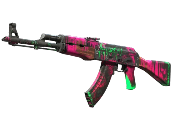StatTrak™ AK-47 | Neon Revolution (Battle-Scarred)