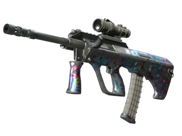 StatTrak™ AUG | Death by Puppy (Well-Worn)