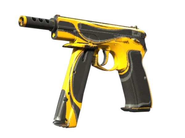 StatTrak™ CZ75-Auto | Yellow Jacket (Well-Worn)