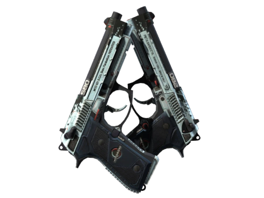 StatTrak™ Dual Berettas | Dezastre (Field-Tested)