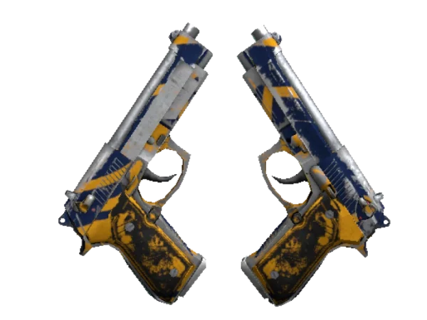 StatTrak™ Dual Berettas | Marina (Battle-Scarred)