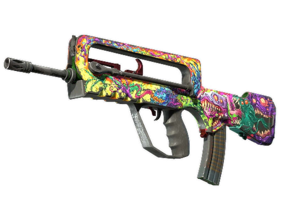 StatTrak™ FAMAS | Bad Trip (Battle-Scarred)