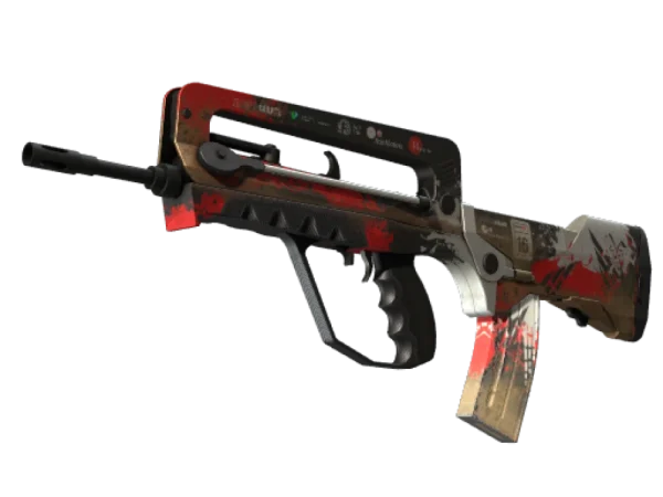 StatTrak™ FAMAS | Roll Cage (Well-Worn)