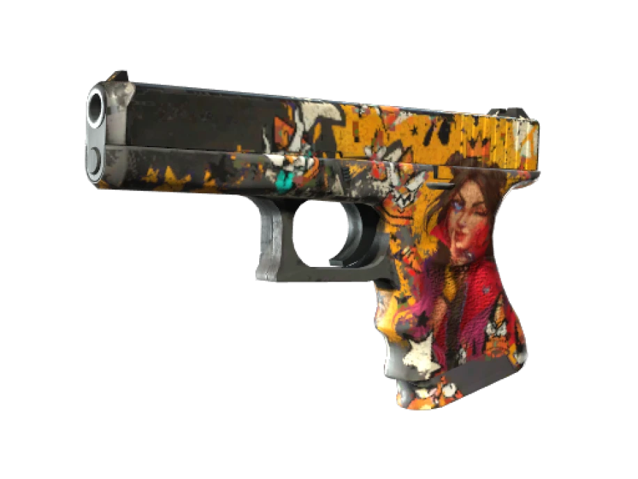 StatTrak™ Glock-18 | Bullet Queen (Battle-Scarred)