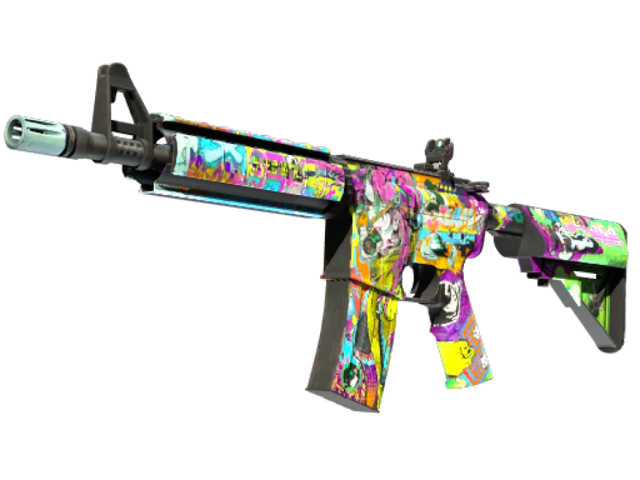 StatTrak™ M4A4 | In Living Color (Minimal Wear)
