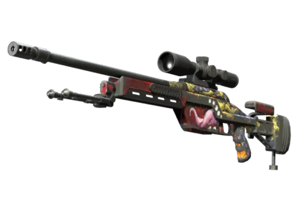 StatTrak™ SSG 08 | Bloodshot (Battle-Scarred)