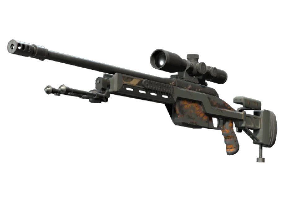 StatTrak™ SSG 08 | Death’s Head (Battle-Scarred)