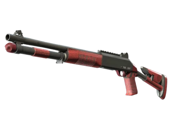 XM1014 | Red Leather (Minimal Wear)