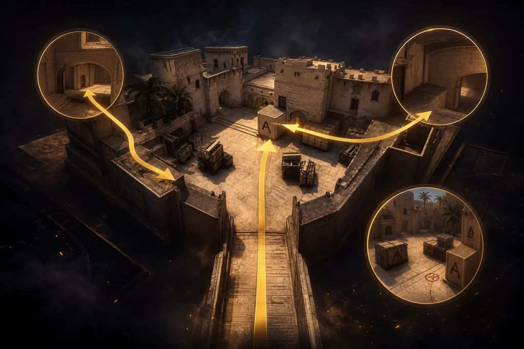 The Best Entry Routes on Mirage A Ramp for Solo Queue Players