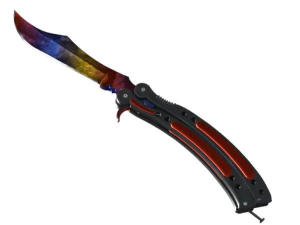 ★ Butterfly Knife | Marble Fade (Minimal Wear)