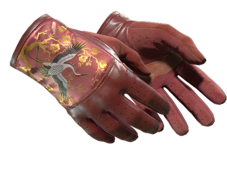 ★ Driver Gloves | Brocade Crane (Field-Tested)