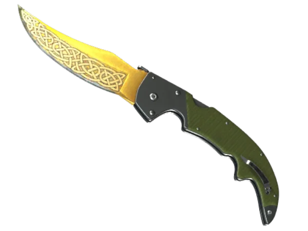 ★ Falchion Knife | Lore (Well-Worn)