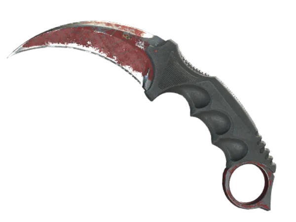 ★ Karambit | Crimson Web (Battle-Scarred)