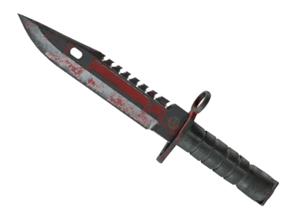 ★ M9 Bayonet | Crimson Web (Battle-Scarred)