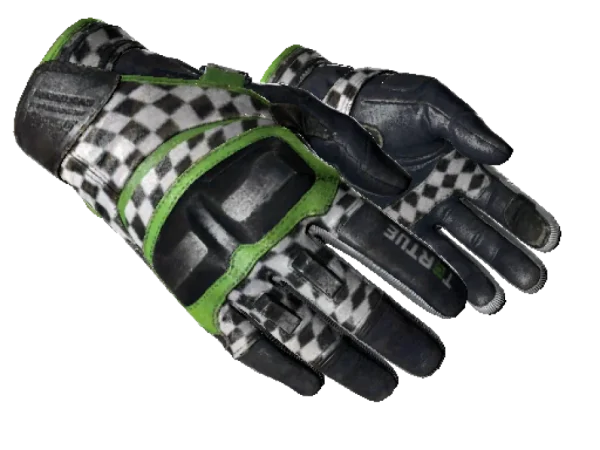 ★ Moto Gloves | Finish Line (Well-Worn)