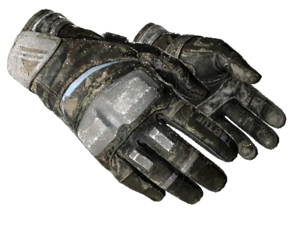 ★ Moto Gloves | Smoke Out (Battle-Scarred)