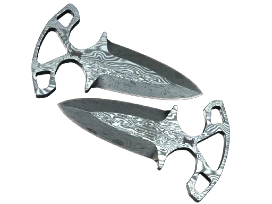 ★ Shadow Daggers | Damascus Steel (Battle-Scarred)