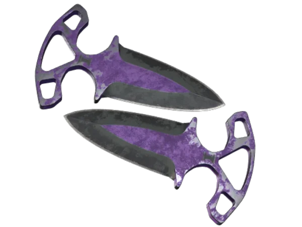 ★ Shadow Daggers | Ultraviolet (Battle-Scarred)