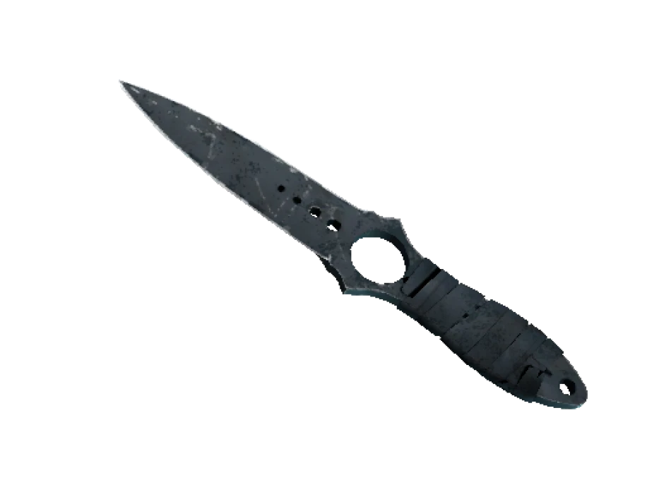 ★ Skeleton Knife | Night Stripe (Battle-Scarred)