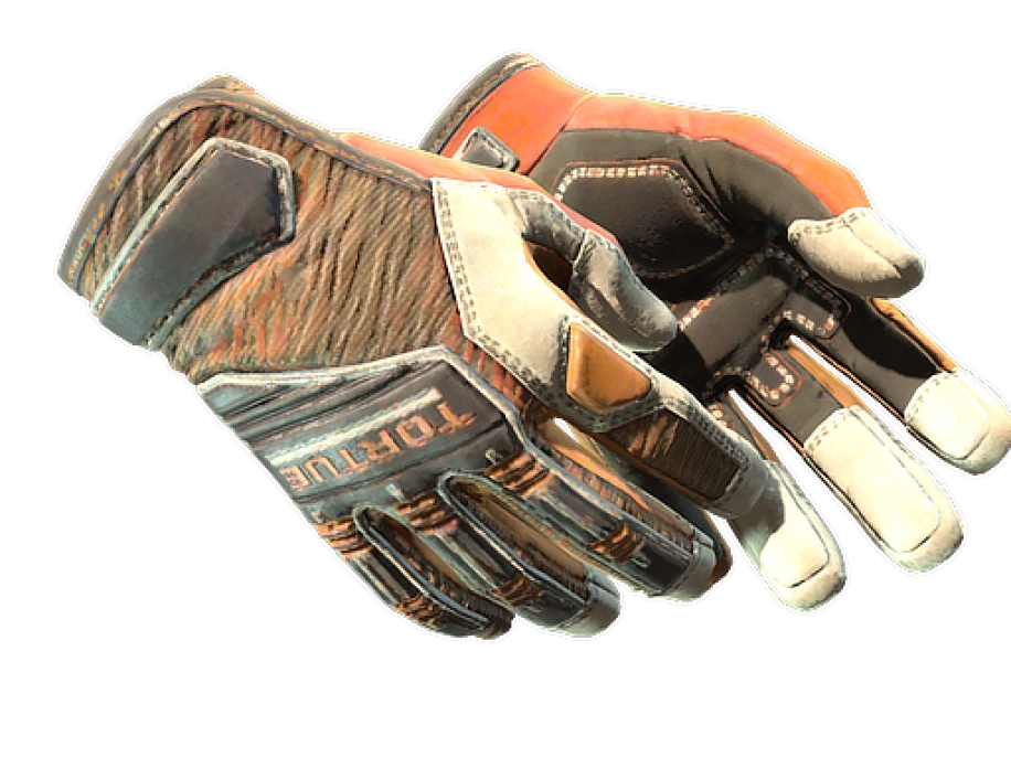 ★ Specialist Gloves | Tiger Strike (Well-Worn)