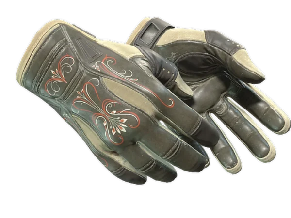 ★ Sport Gloves | Creme Pinstripe (Well-Worn)