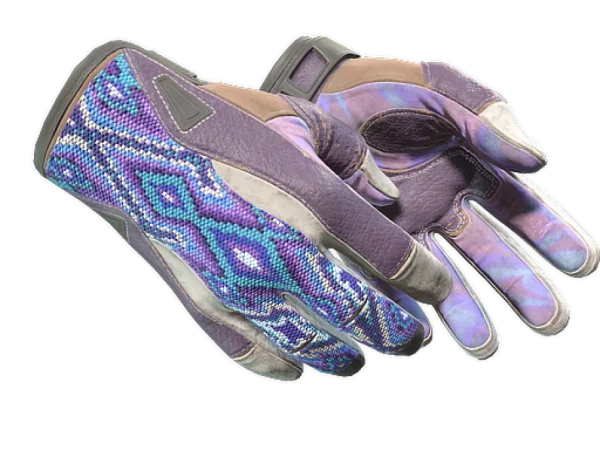 ★ Sport Gloves | Violet Beadwork (Well-Worn)