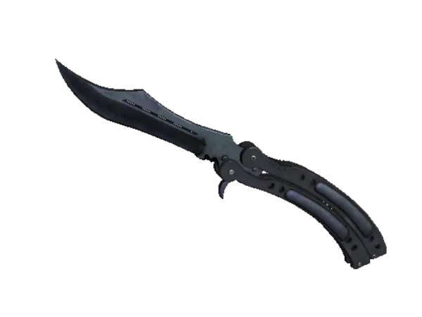 ★ StatTrak™ Butterfly Knife | Blue Steel (Field-Tested)