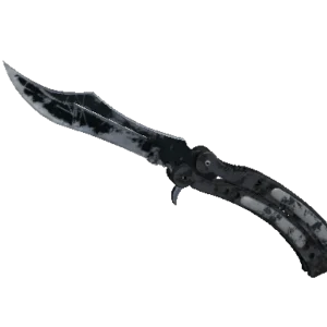 ★ StatTrak™ Butterfly Knife | Night (Battle-Scarred)