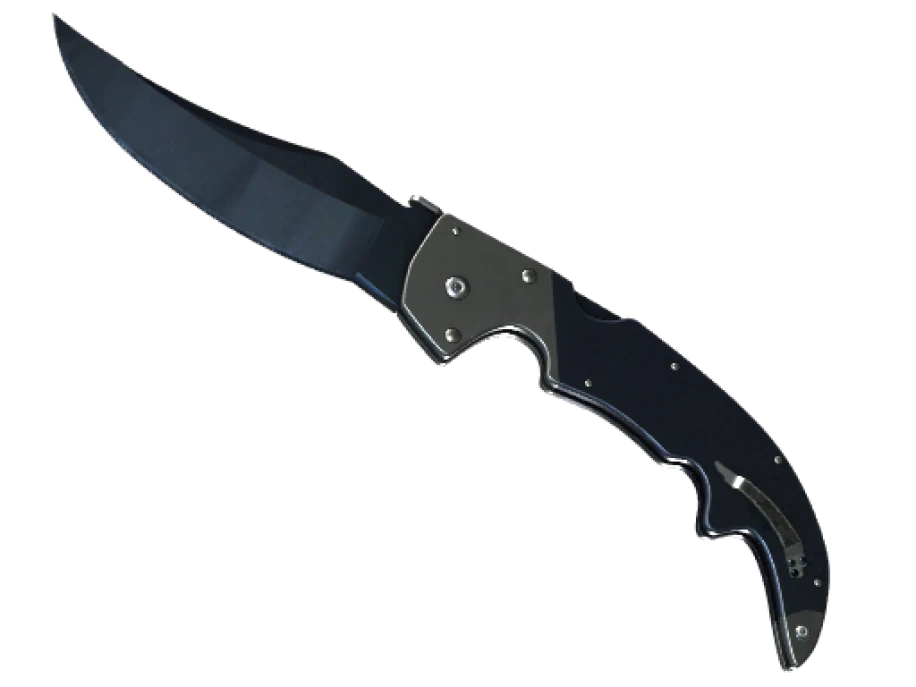 ★ StatTrak™ Falchion Knife | Blue Steel (Well-Worn)