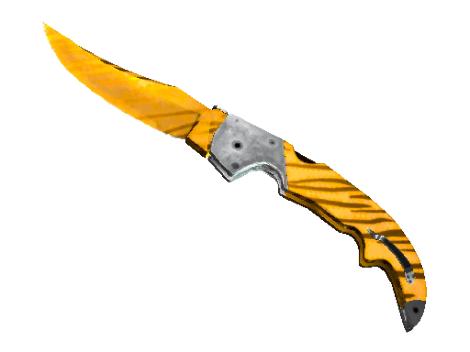 ★ StatTrak™ Falchion Knife | Tiger Tooth (Minimal Wear)