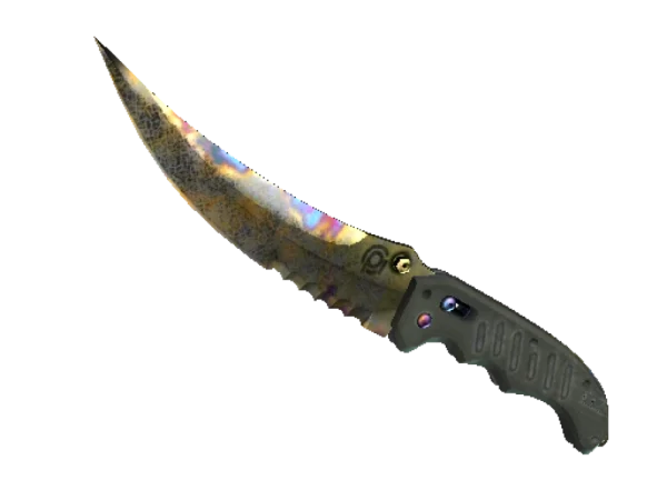 ★ StatTrak™ Flip Knife | Case Hardened (Well-Worn)