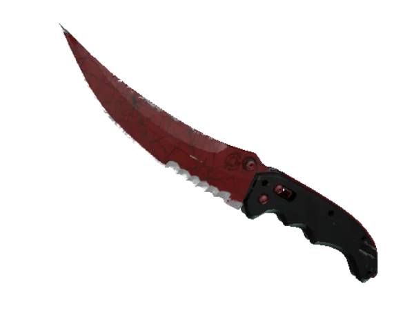 ★ StatTrak™ Flip Knife | Crimson Web (Field-Tested)