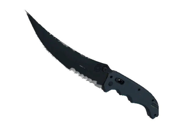 ★ StatTrak™ Flip Knife | Night (Well-Worn)