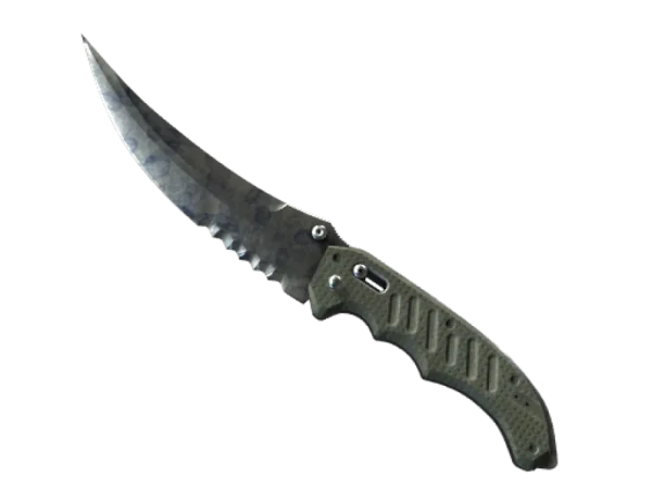★ StatTrak™ Flip Knife | Stained (Well-Worn)